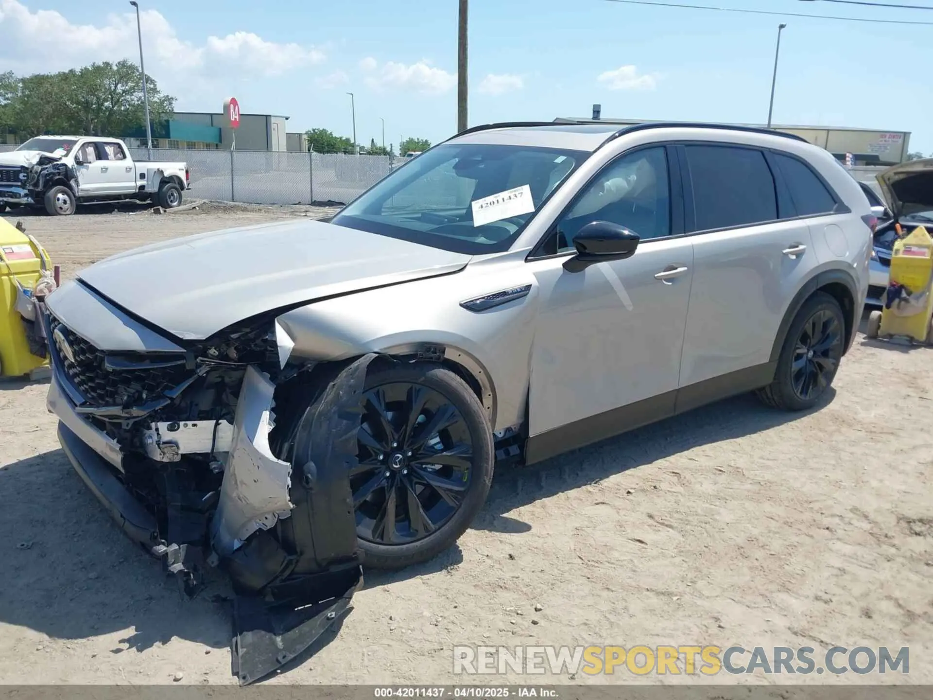 2 Photograph of a damaged car JM3KKCHA7S1225053 MAZDA CX-90 PHEV 2025