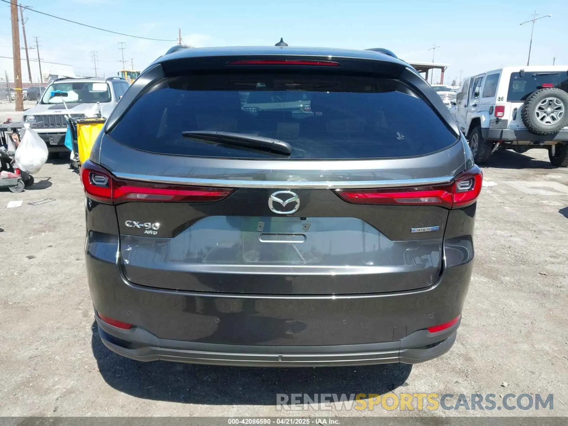 16 Photograph of a damaged car JM3KKCHAXS1206996 MAZDA CX-90 PHEV 2025