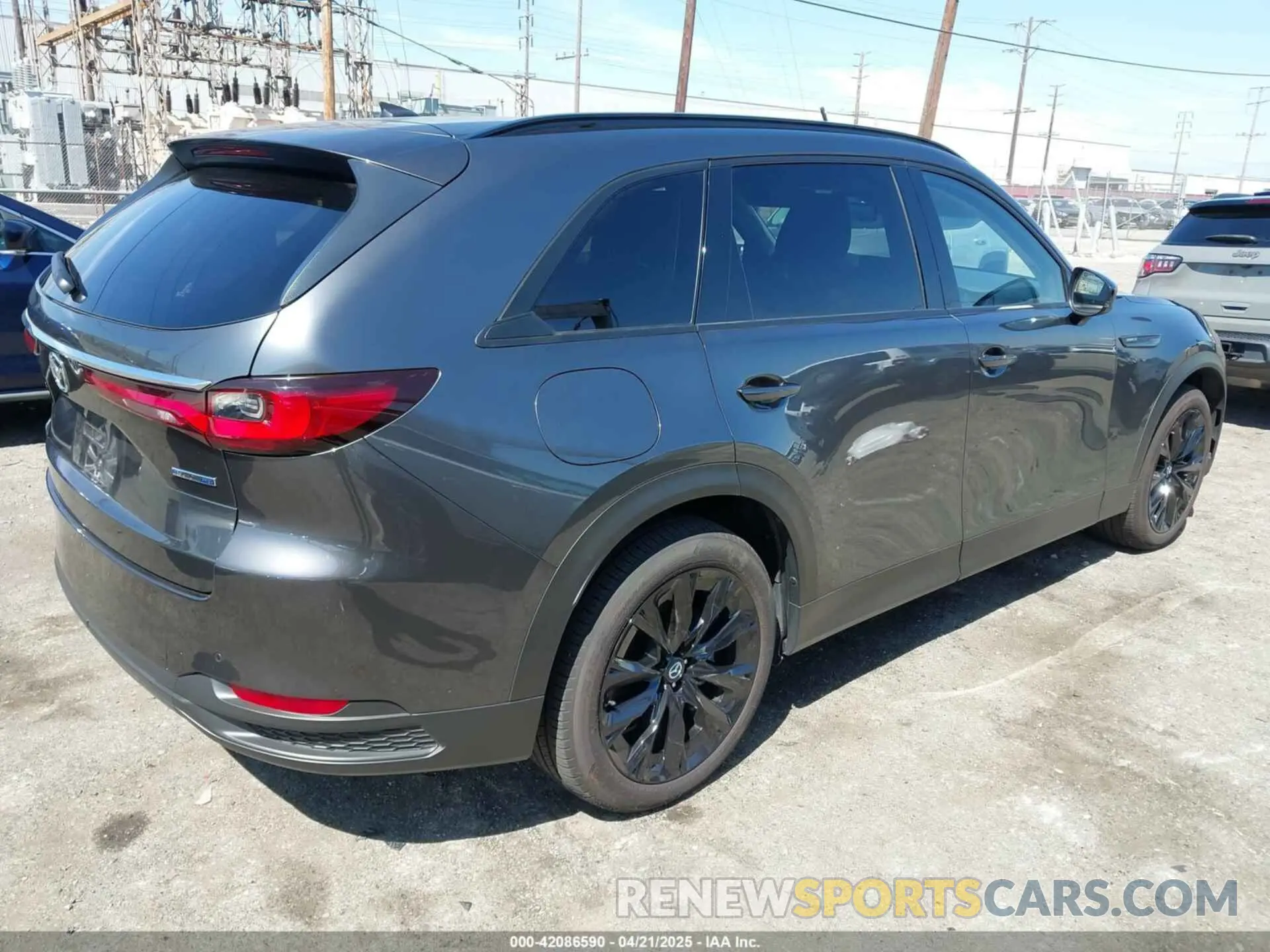 4 Photograph of a damaged car JM3KKCHAXS1206996 MAZDA CX-90 PHEV 2025