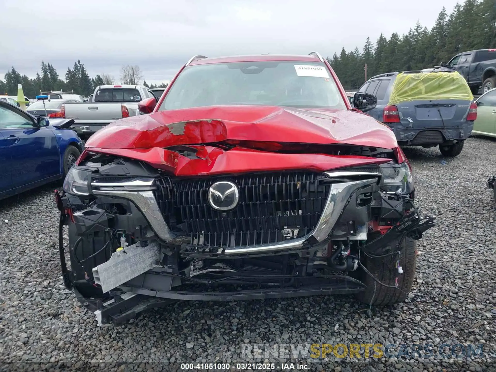 13 Photograph of a damaged car JM3KKEHA4S1198373 MAZDA CX-90 PHEV 2025