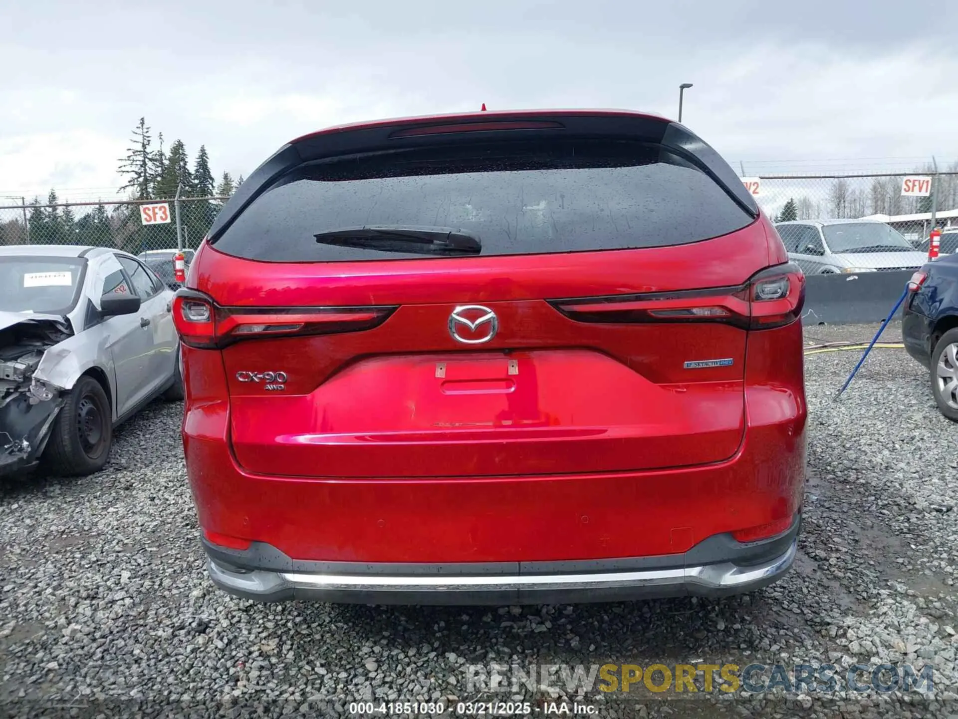 17 Photograph of a damaged car JM3KKEHA4S1198373 MAZDA CX-90 PHEV 2025