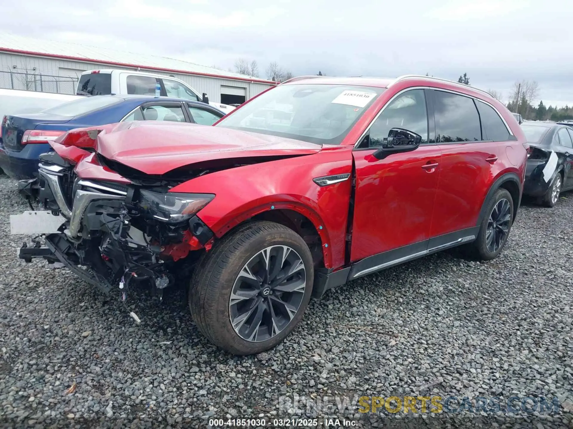 2 Photograph of a damaged car JM3KKEHA4S1198373 MAZDA CX-90 PHEV 2025