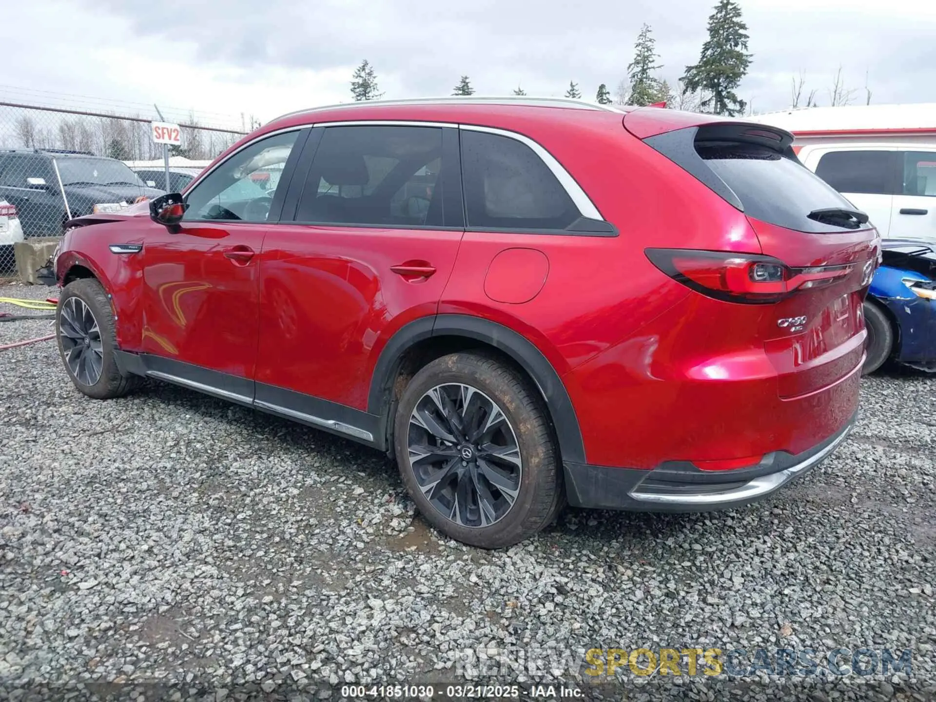 3 Photograph of a damaged car JM3KKEHA4S1198373 MAZDA CX-90 PHEV 2025