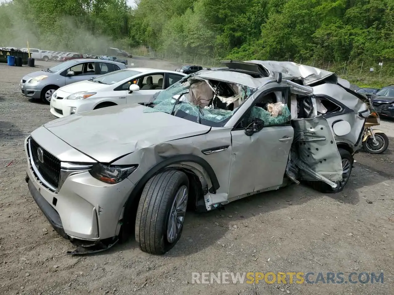 1 Photograph of a damaged car JM3KKBHA3R1150954 MAZDA CX-90 PREF 2024