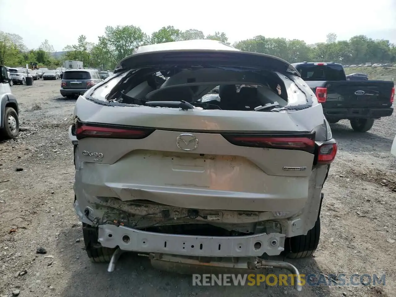 6 Photograph of a damaged car JM3KKBHA3R1150954 MAZDA CX-90 PREF 2024