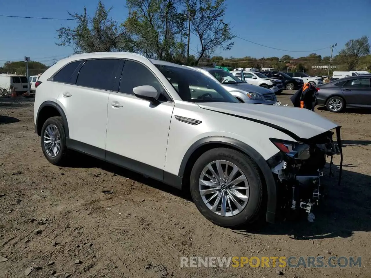 4 Photograph of a damaged car JM3KKCHD1R1150001 MAZDA CX-90 PREF 2024