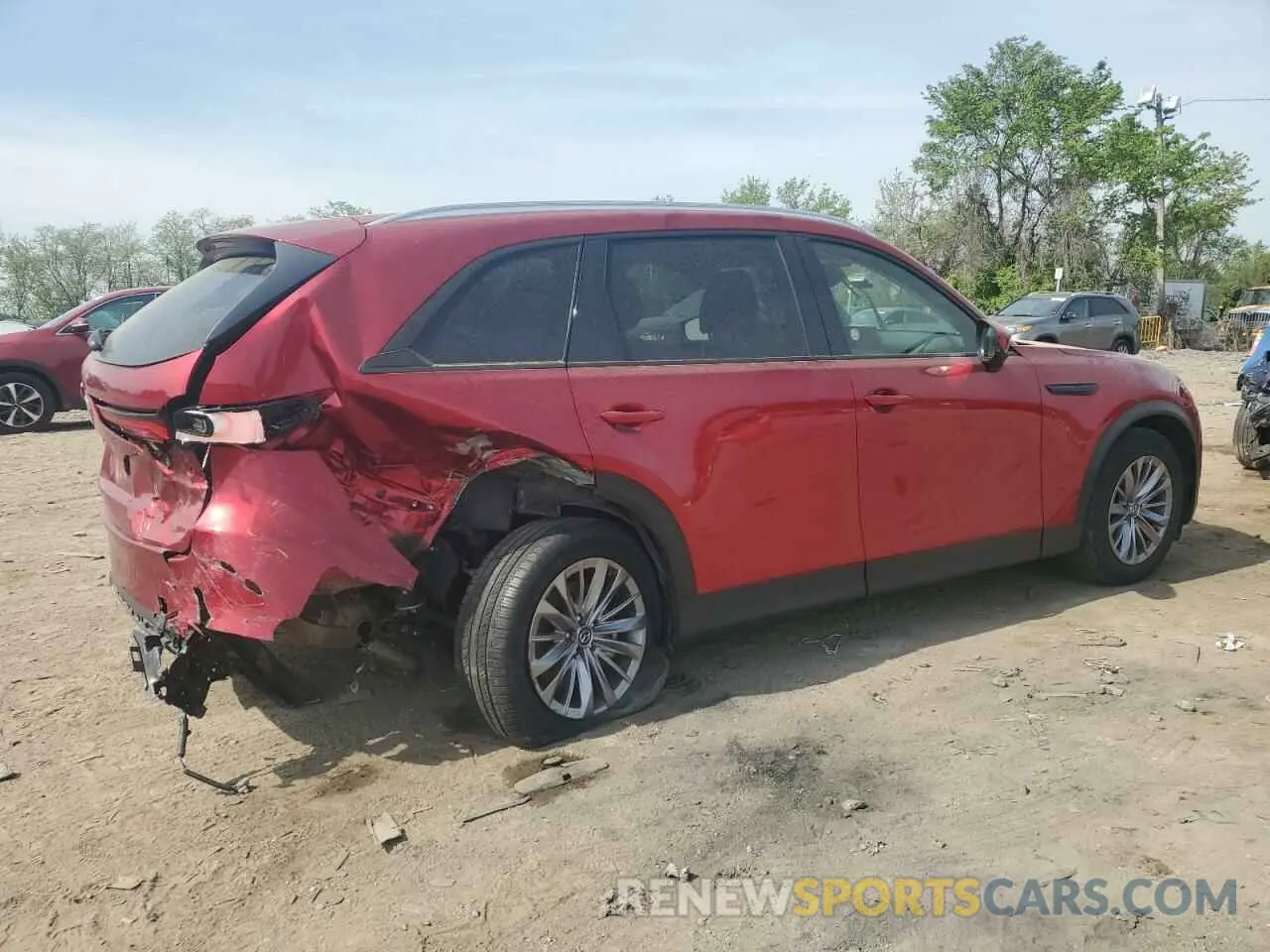 3 Photograph of a damaged car JM3KKCHD2R1148192 MAZDA CX-90 PREF 2024