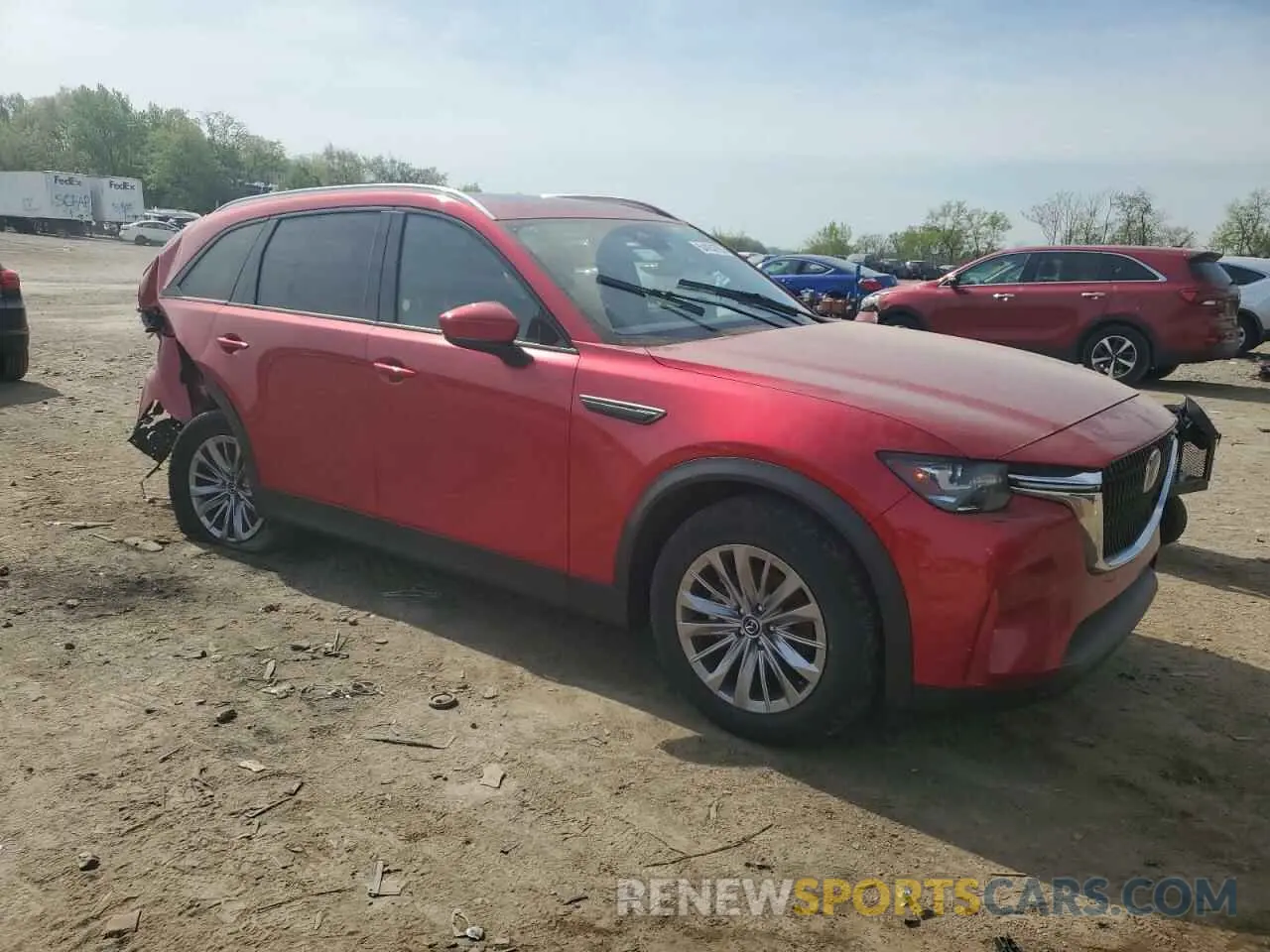 4 Photograph of a damaged car JM3KKCHD2R1148192 MAZDA CX-90 PREF 2024