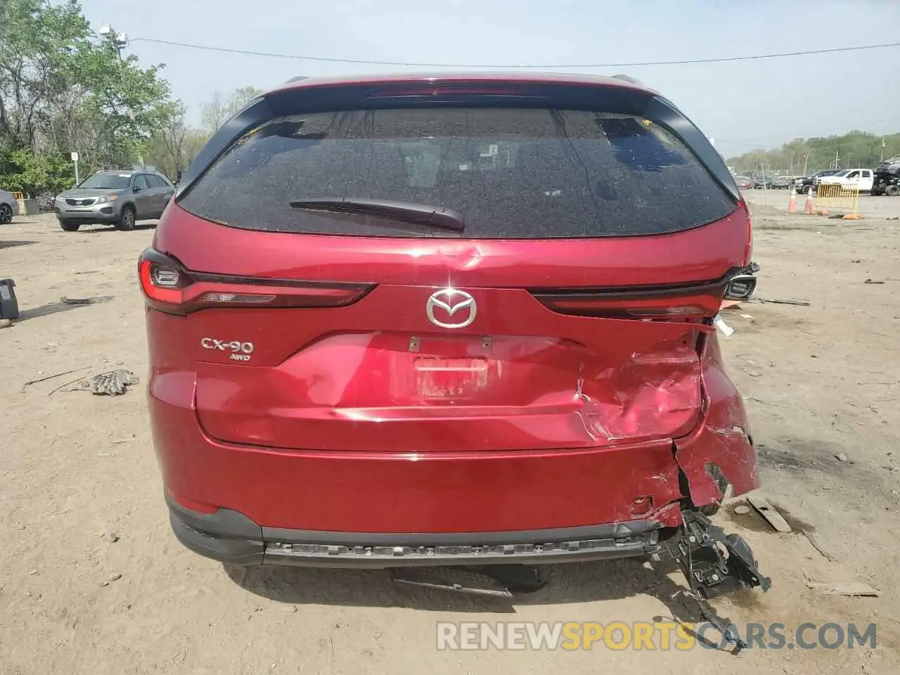 6 Photograph of a damaged car JM3KKCHD2R1148192 MAZDA CX-90 PREF 2024