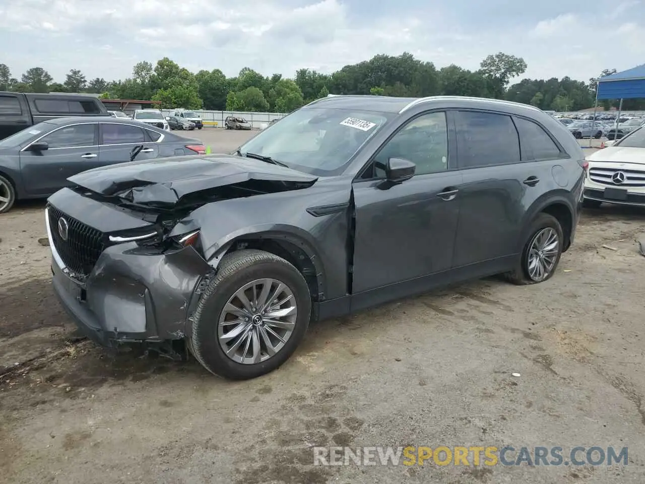 1 Photograph of a damaged car JM3KKCHD4R1153409 MAZDA CX-90 PREF 2024