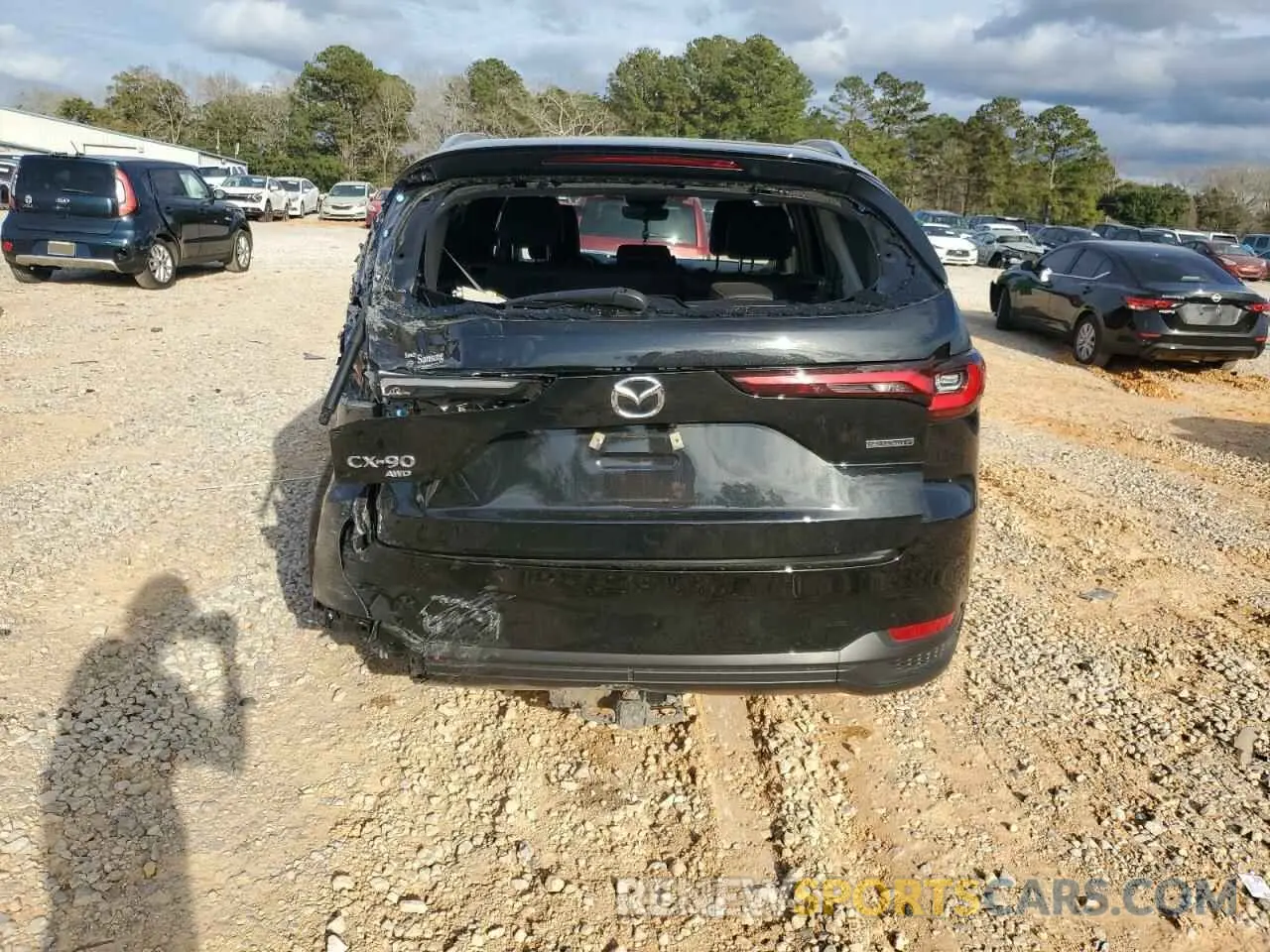 6 Photograph of a damaged car JM3KKCHD4R1165169 MAZDA CX-90 PREF 2024