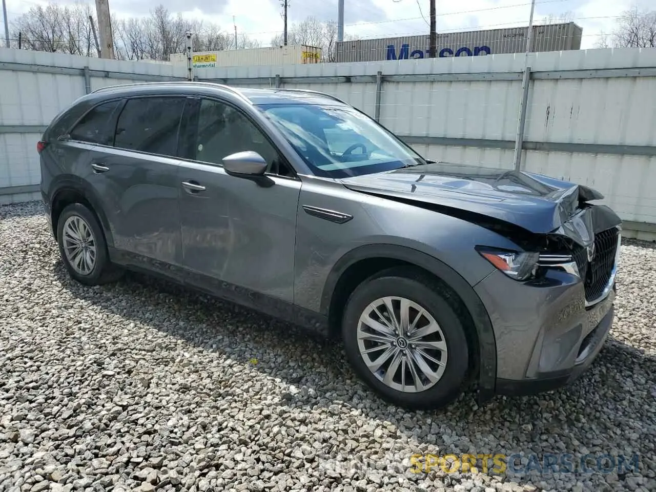 4 Photograph of a damaged car JM3KKCHD5R1153256 MAZDA CX-90 PREF 2024