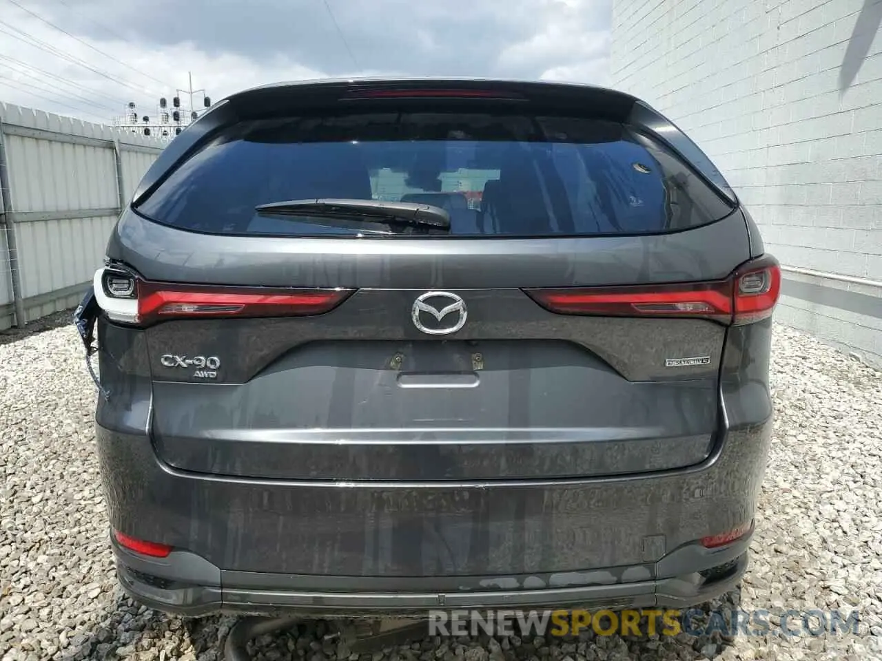 6 Photograph of a damaged car JM3KKCHD5R1153256 MAZDA CX-90 PREF 2024