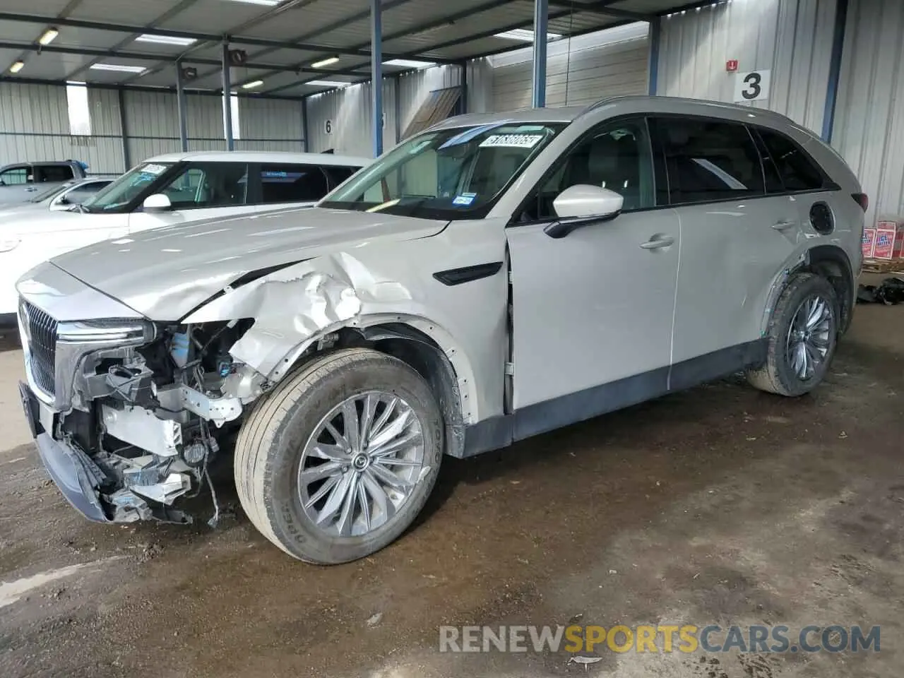 1 Photograph of a damaged car JM3KKCHDXR1123637 MAZDA CX-90 PREF 2024