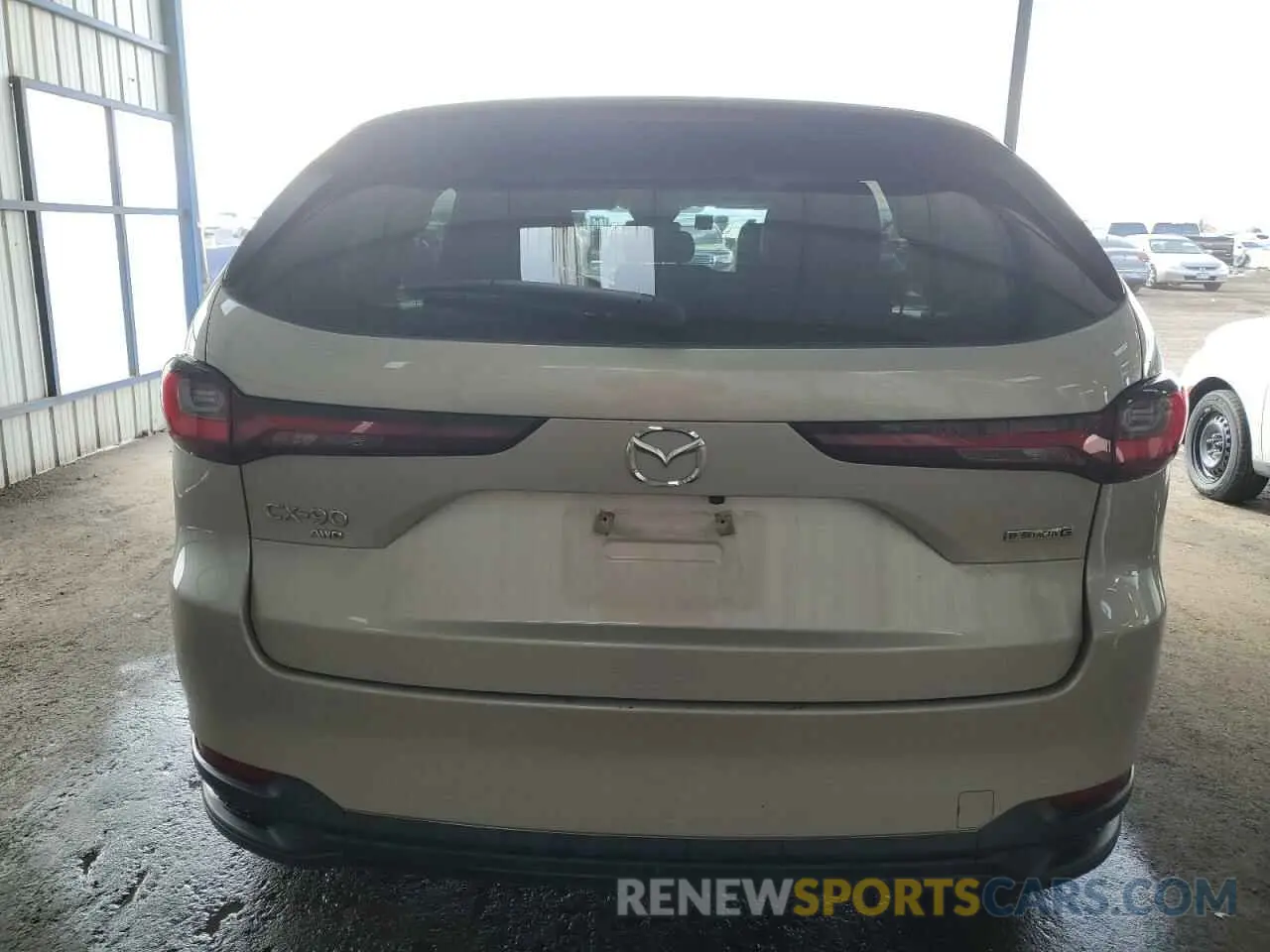 6 Photograph of a damaged car JM3KKCHDXR1123637 MAZDA CX-90 PREF 2024