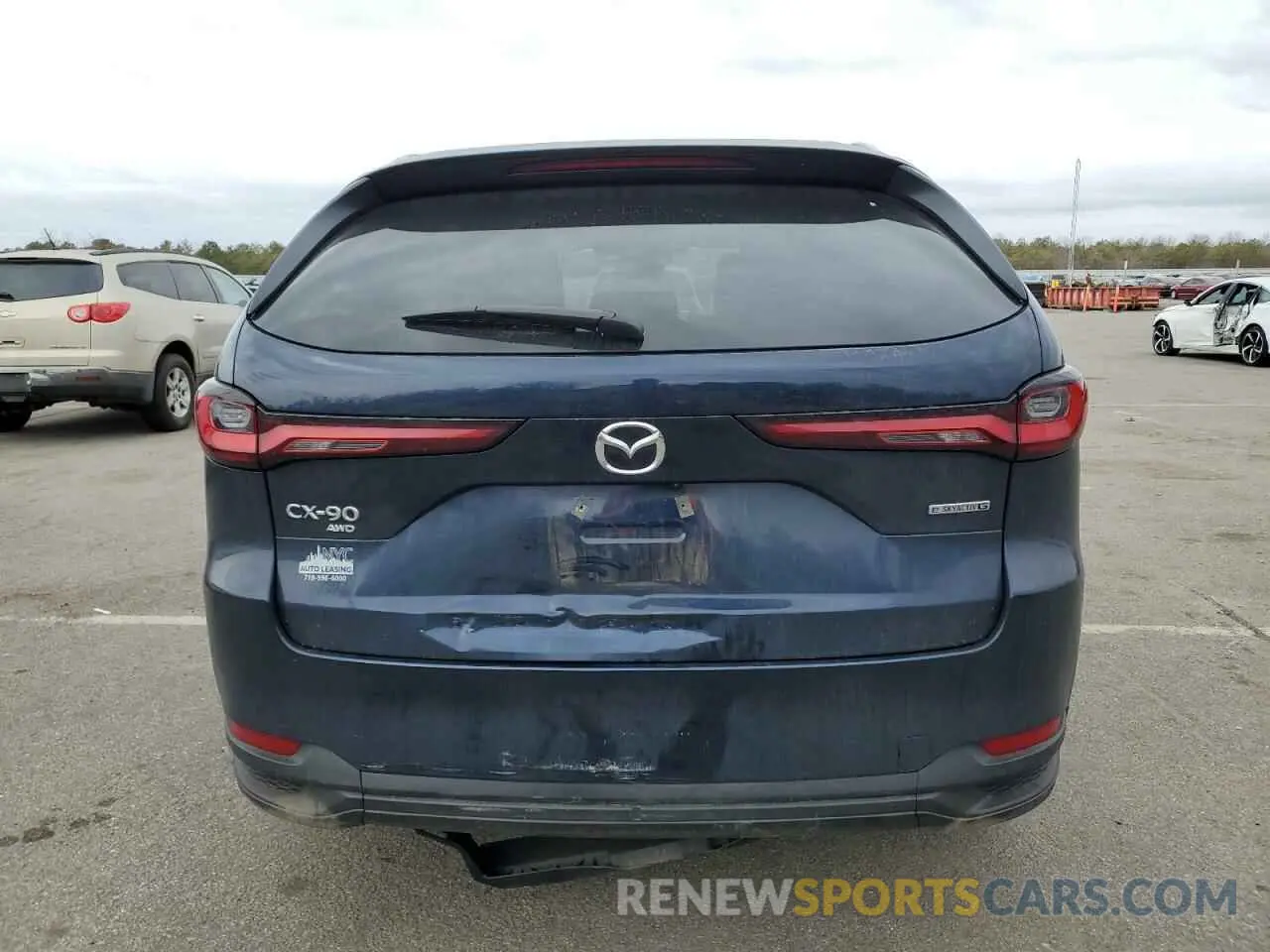 6 Photograph of a damaged car JM3KKCHDXR1154791 MAZDA CX-90 PREF 2024