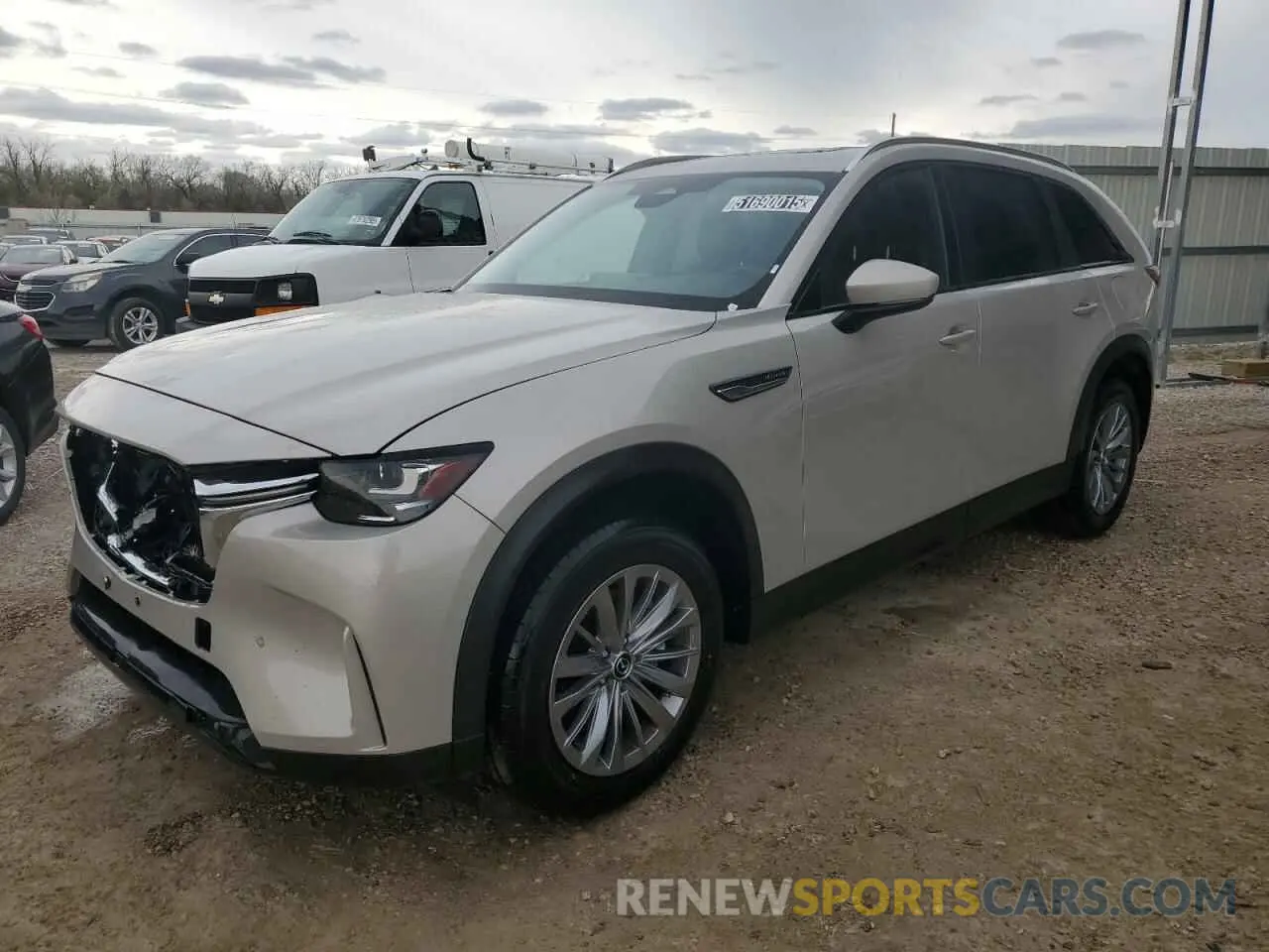 1 Photograph of a damaged car JM3KKBHD5S1214847 MAZDA CX-90 PREF 2025