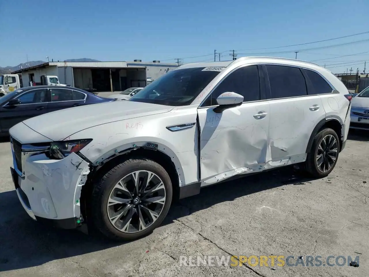 1 Photograph of a damaged car JM3KKDHA5R1170859 MAZDA CX-90 PREM 2024