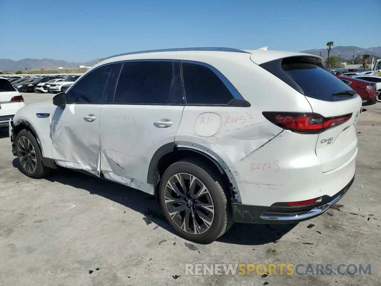 2 Photograph of a damaged car JM3KKDHA5R1170859 MAZDA CX-90 PREM 2024