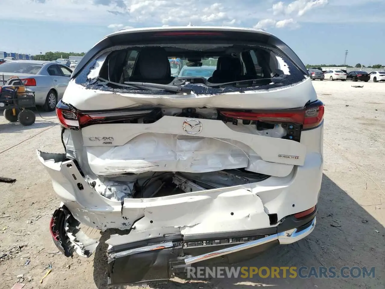6 Photograph of a damaged car JM3KKDHC2R1182825 MAZDA CX-90 PREM 2024
