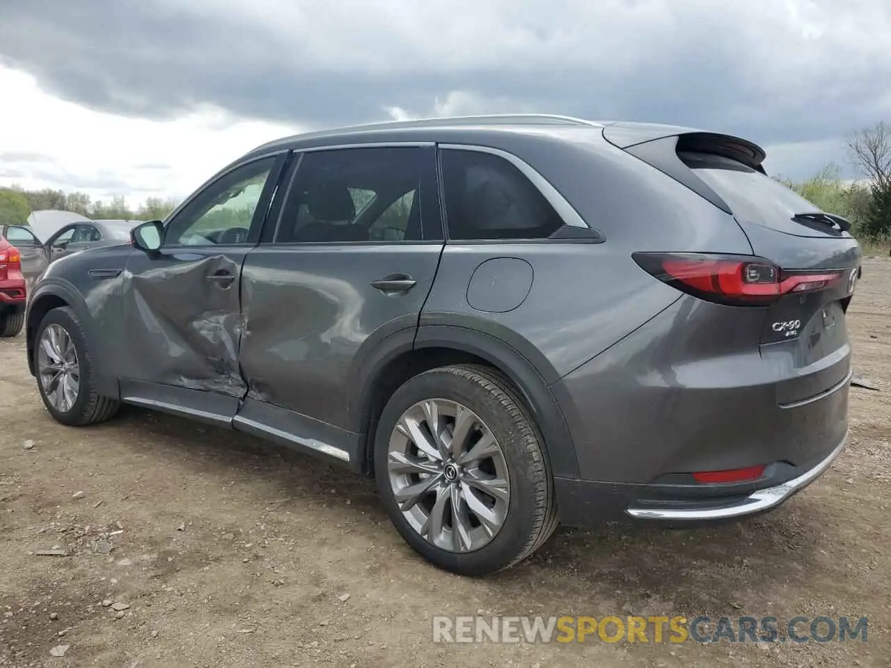 2 Photograph of a damaged car JM3KKDHD2R1168478 MAZDA CX-90 PREM 2024