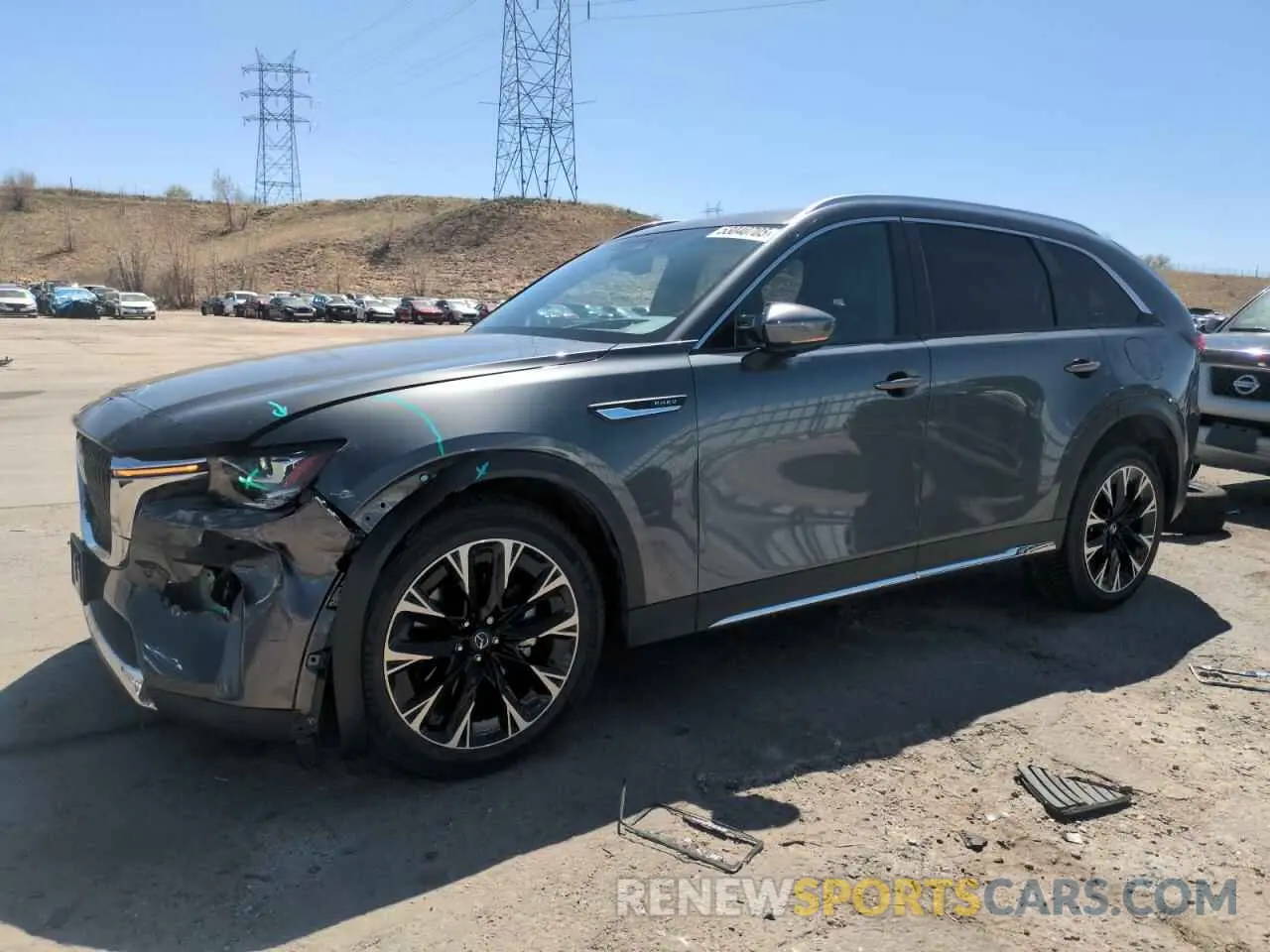 1 Photograph of a damaged car JM3KKEHA6R1151288 MAZDA CX-90 PREM 2024
