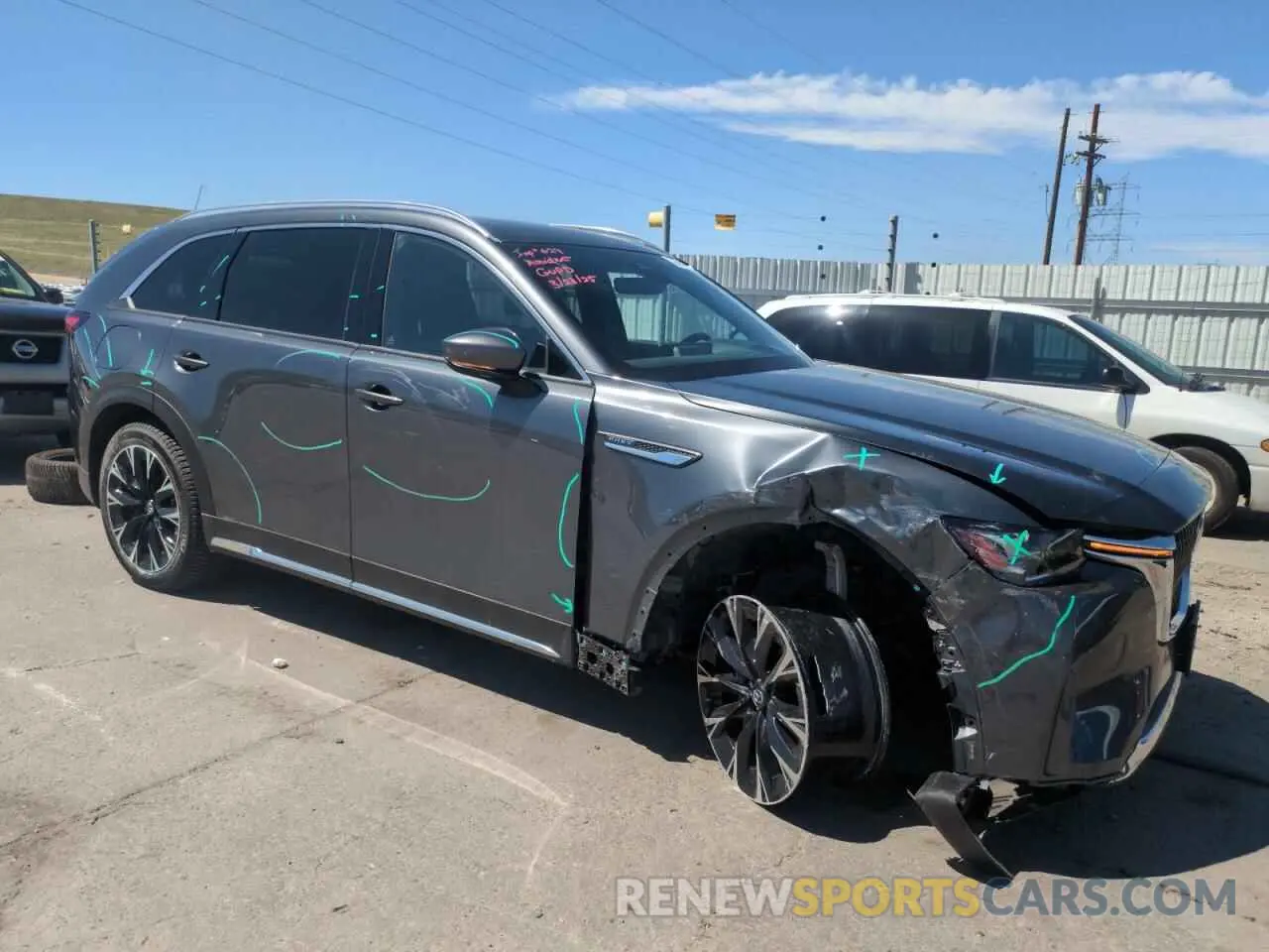 4 Photograph of a damaged car JM3KKEHA6R1151288 MAZDA CX-90 PREM 2024