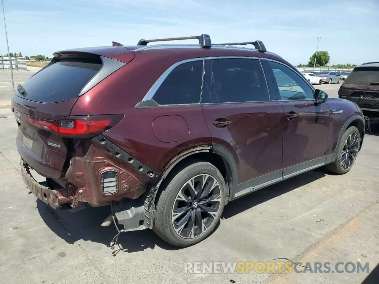 3 Photograph of a damaged car JM3KKEHA8R1136050 MAZDA CX-90 PREM 2024