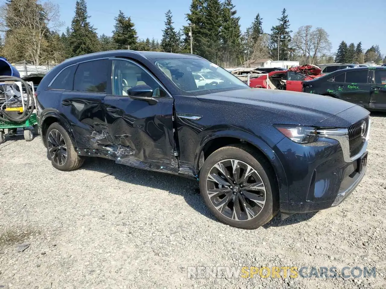 4 Photograph of a damaged car JM3KKEHC1R1187147 MAZDA CX-90 PREM 2024