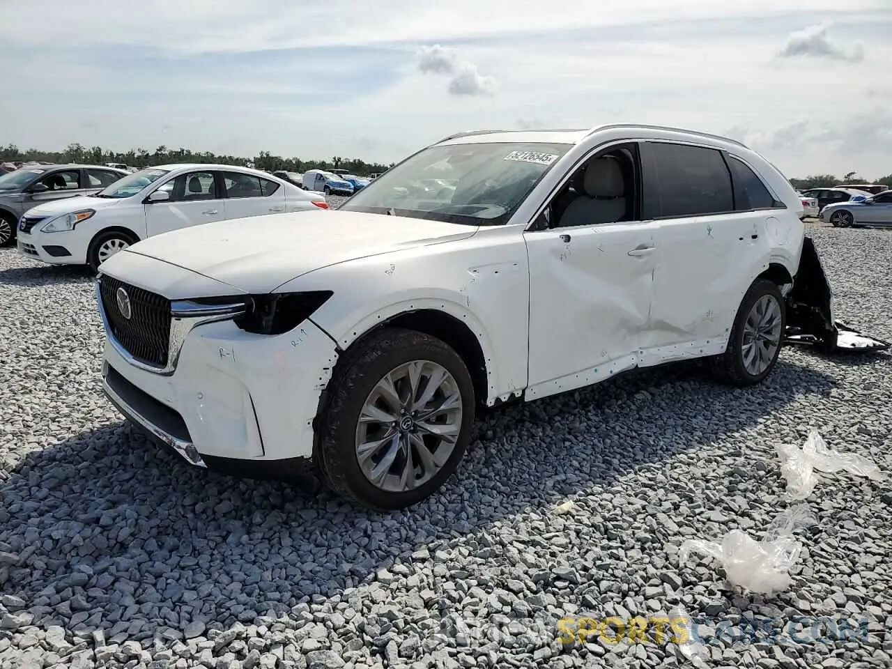 1 Photograph of a damaged car JM3KKEHD2R1173296 MAZDA CX-90 PREM 2024