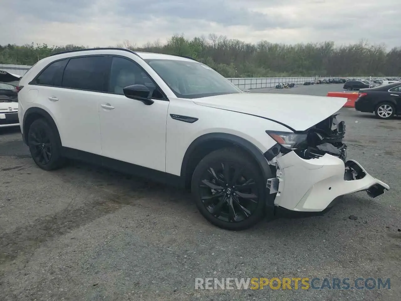 4 Photograph of a damaged car JM3KKCHA9S1213535 MAZDA CX-90 PREM 2025