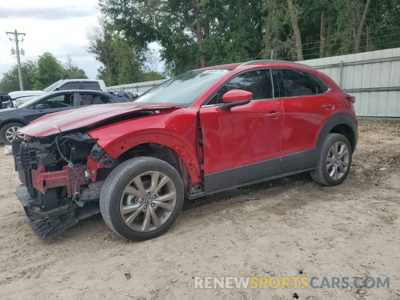 1 Photograph of a damaged car 3MVDMAEM7LM138769 MAZDA CX30 2020