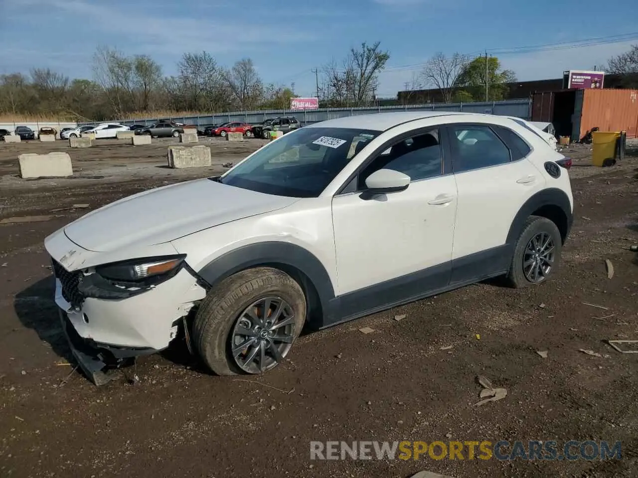 1 Photograph of a damaged car 3MVDMBBL7LM121035 MAZDA CX30 2020