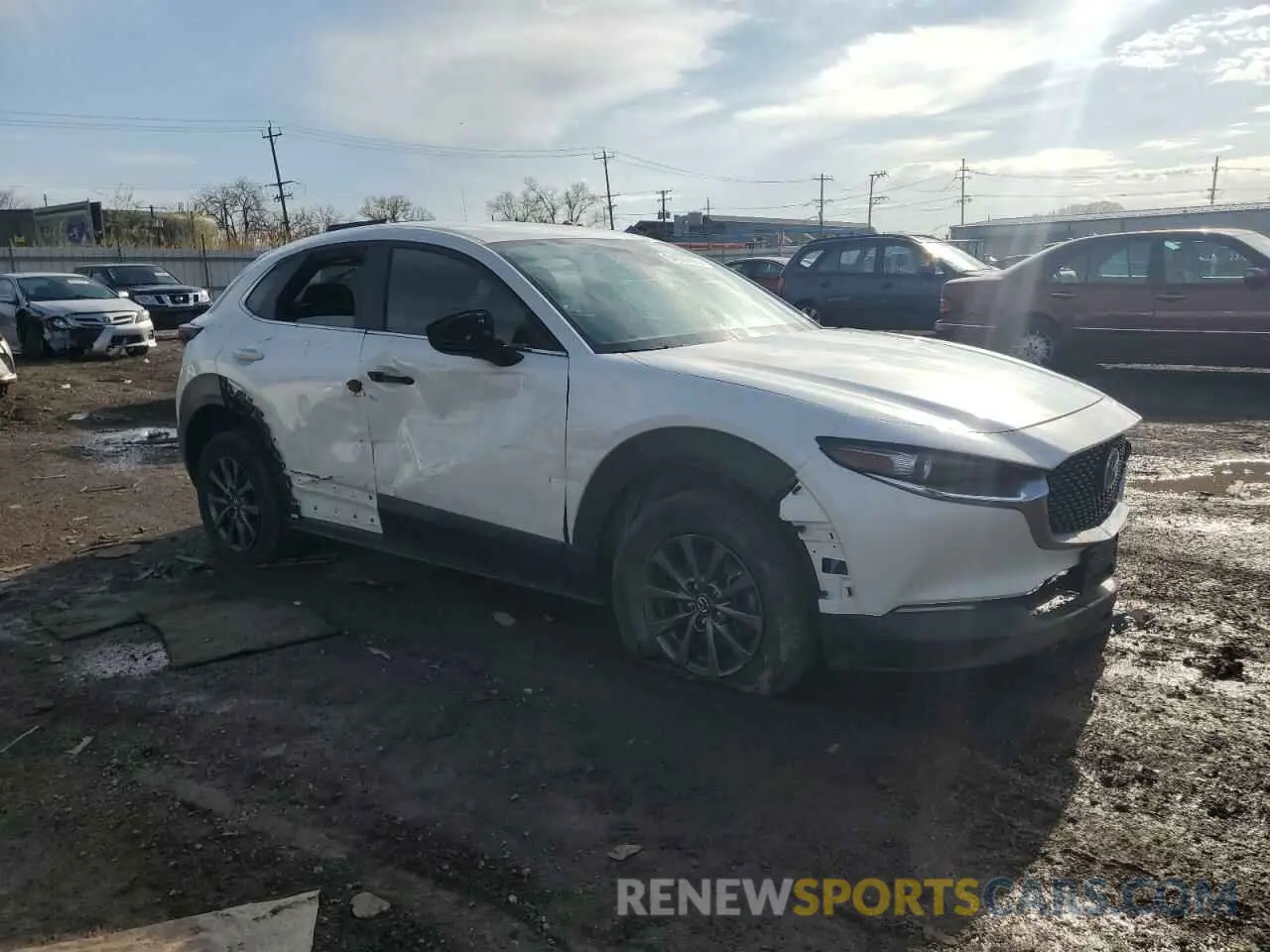4 Photograph of a damaged car 3MVDMBBL7LM121035 MAZDA CX30 2020