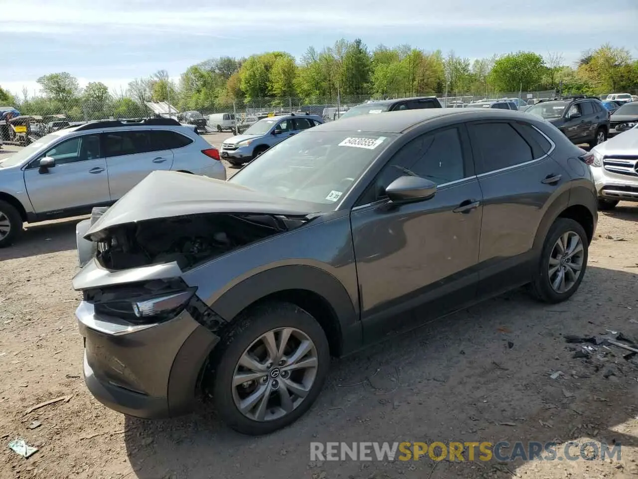 1 Photograph of a damaged car 3MVDMBCL7LM123883 MAZDA CX30 2020
