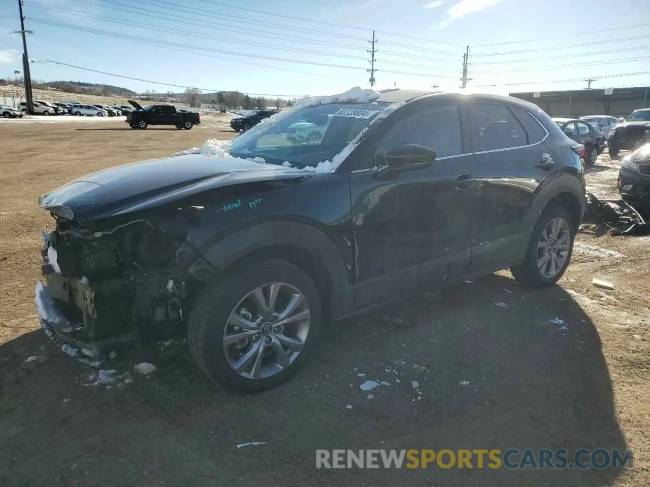 1 Photograph of a damaged car 3MVDMBDL3LM127038 MAZDA CX30 2020