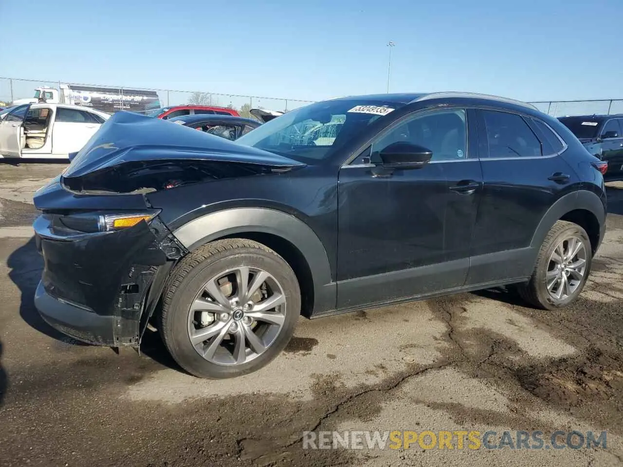 1 Photograph of a damaged car 3MVDMBEM3LM126527 MAZDA CX30 2020