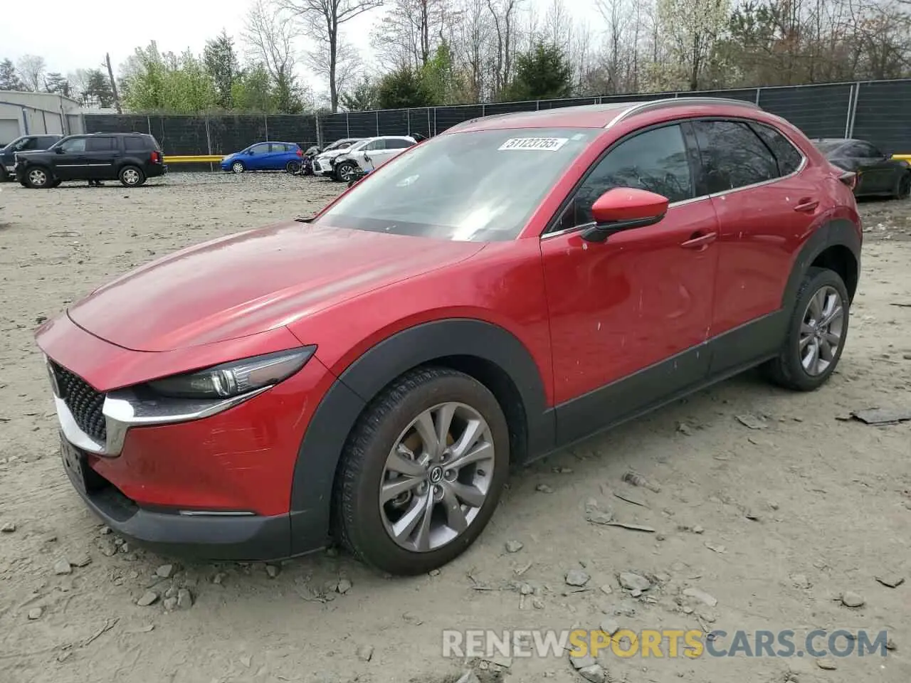 1 Photograph of a damaged car 3MVDMBEM4LM135849 MAZDA CX30 2020