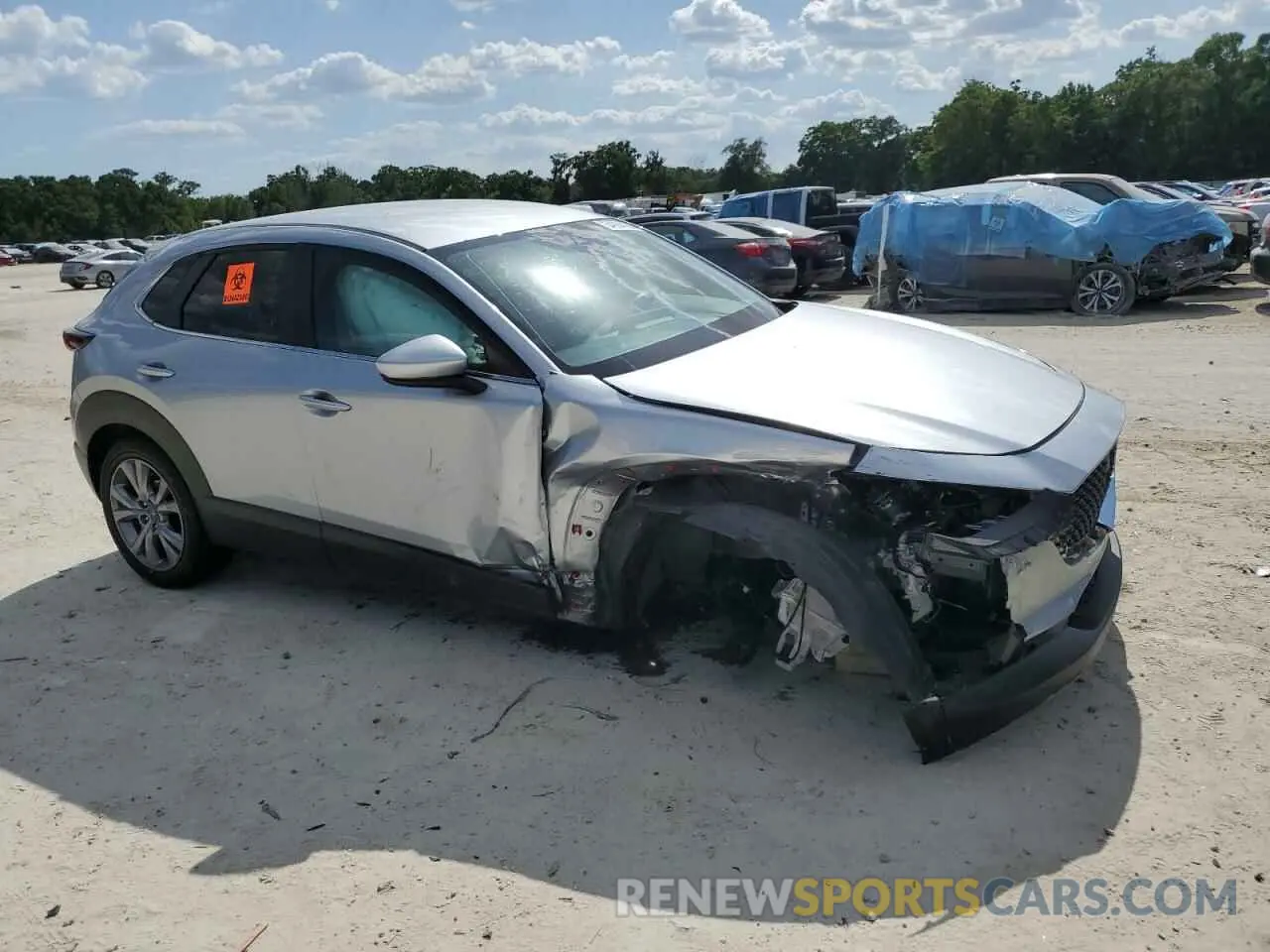 4 Photograph of a damaged car 3MVDMABL5MM227091 MAZDA CX30 2021