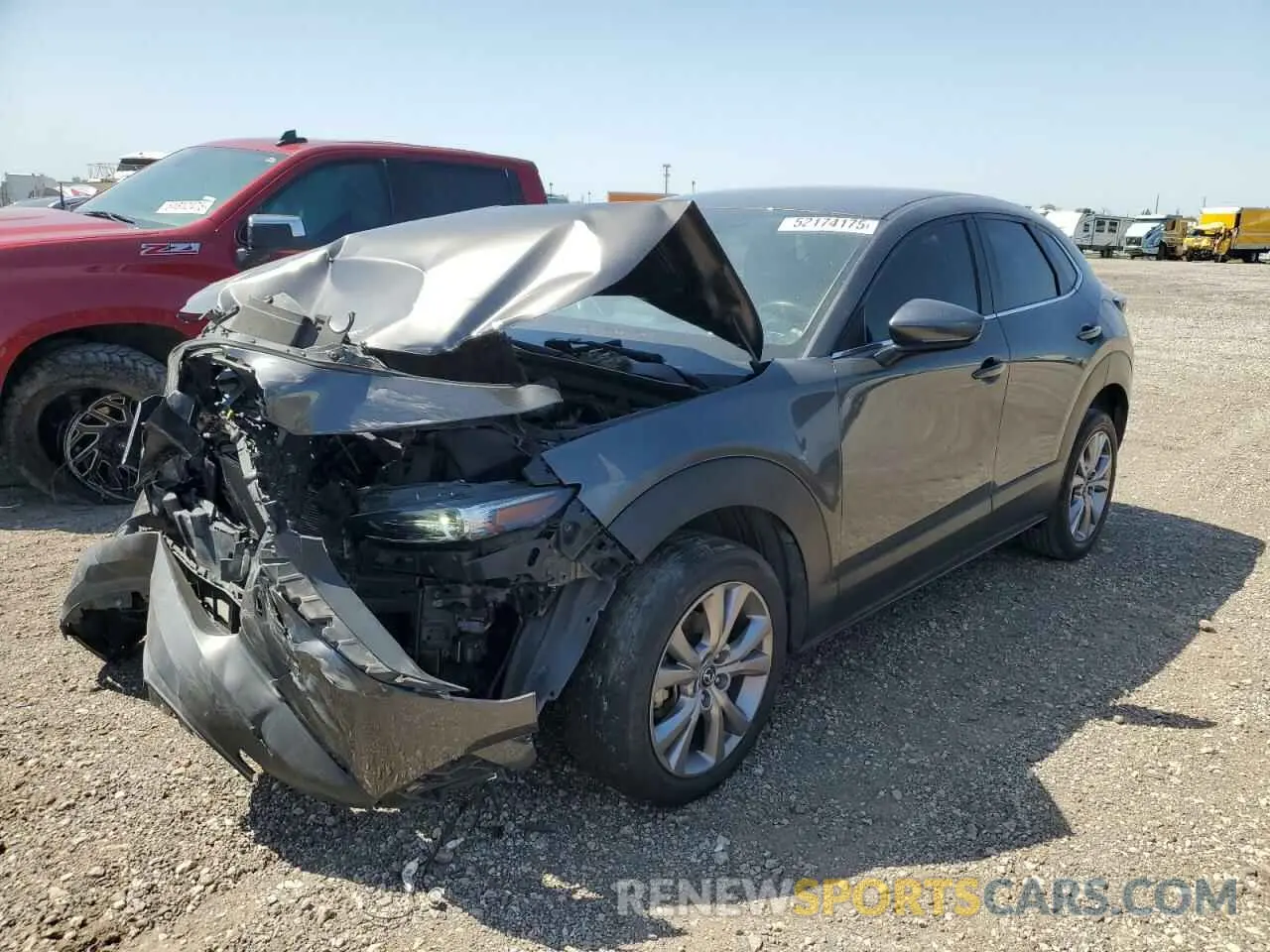 1 Photograph of a damaged car 3MVDMABL6MM202619 MAZDA CX30 2021