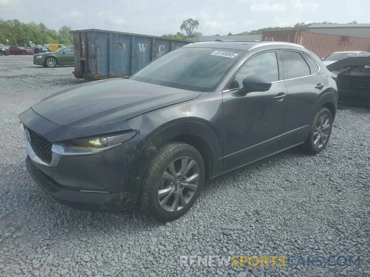 1 Photograph of a damaged car 3MVDMADLXMM208193 MAZDA CX30 2021