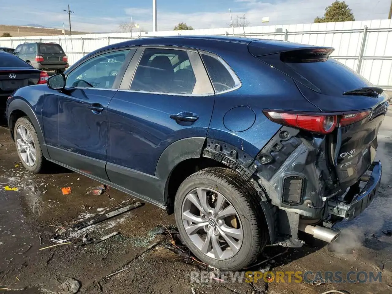2 Photograph of a damaged car 3MVDMBBL1MM318977 MAZDA CX30 2021