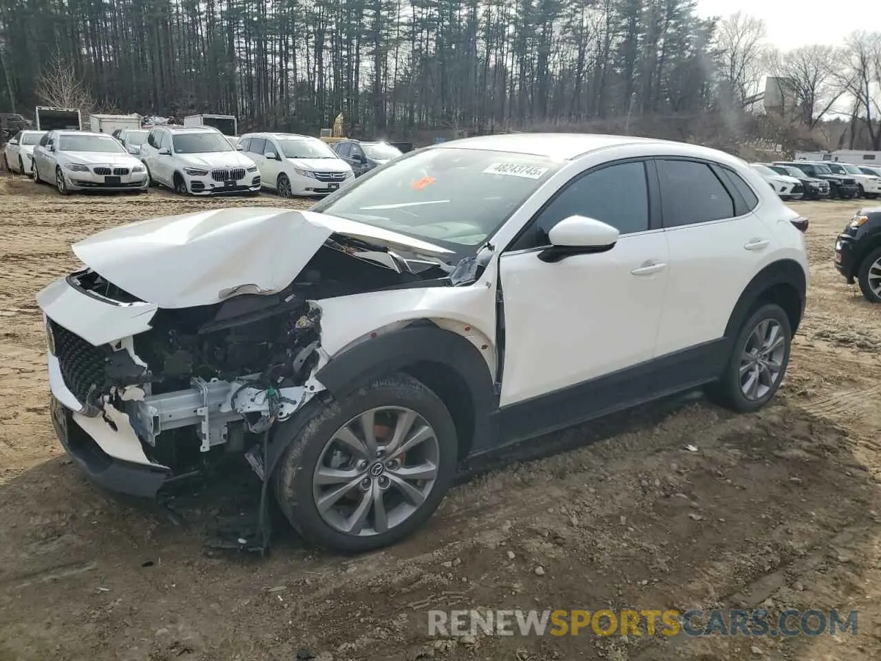 1 Photograph of a damaged car 3MVDMBBL2MM257378 MAZDA CX30 2021