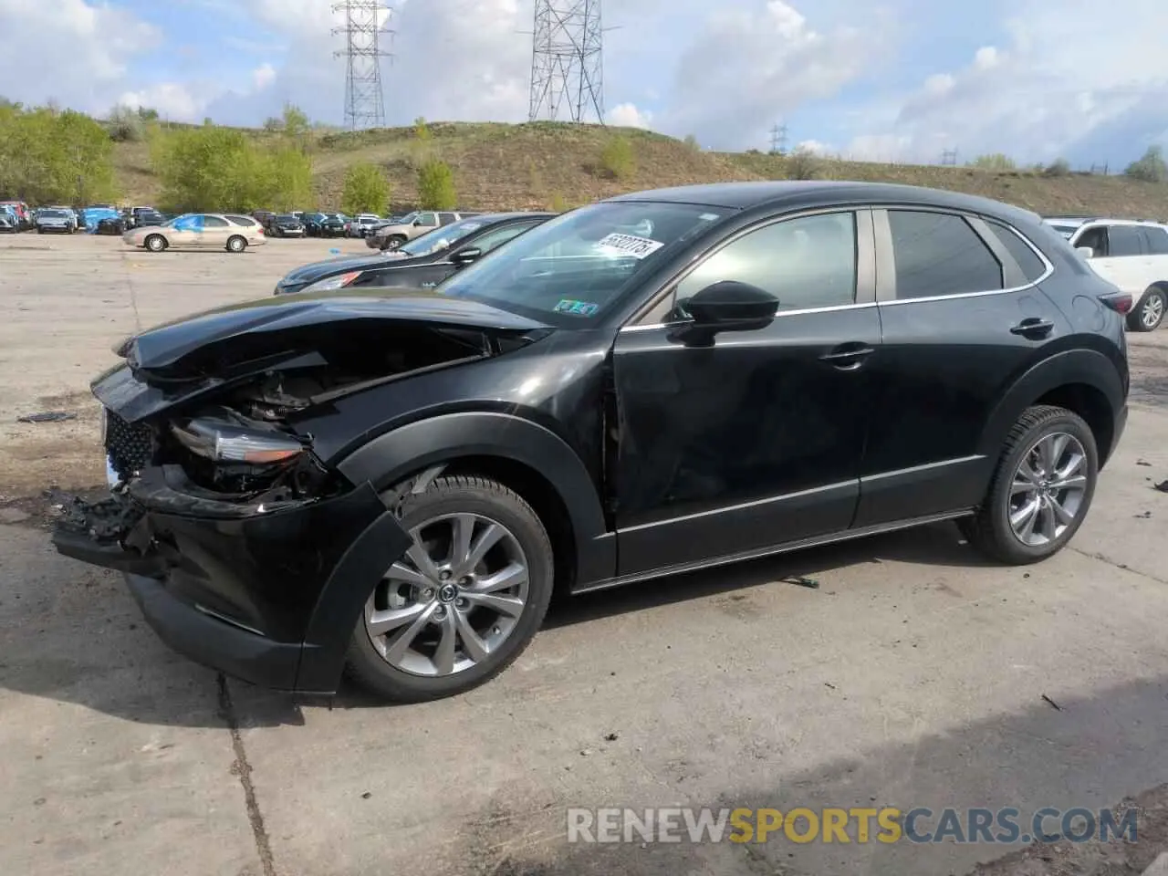 1 Photograph of a damaged car 3MVDMBBL4MM317712 MAZDA CX30 2021