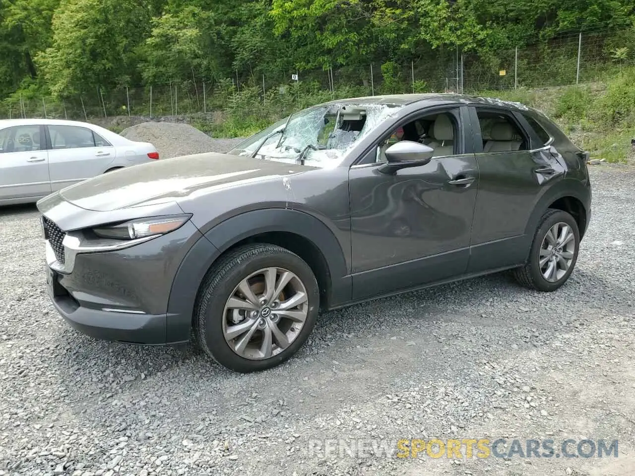 1 Photograph of a damaged car 3MVDMBCL1MM256818 MAZDA CX30 2021