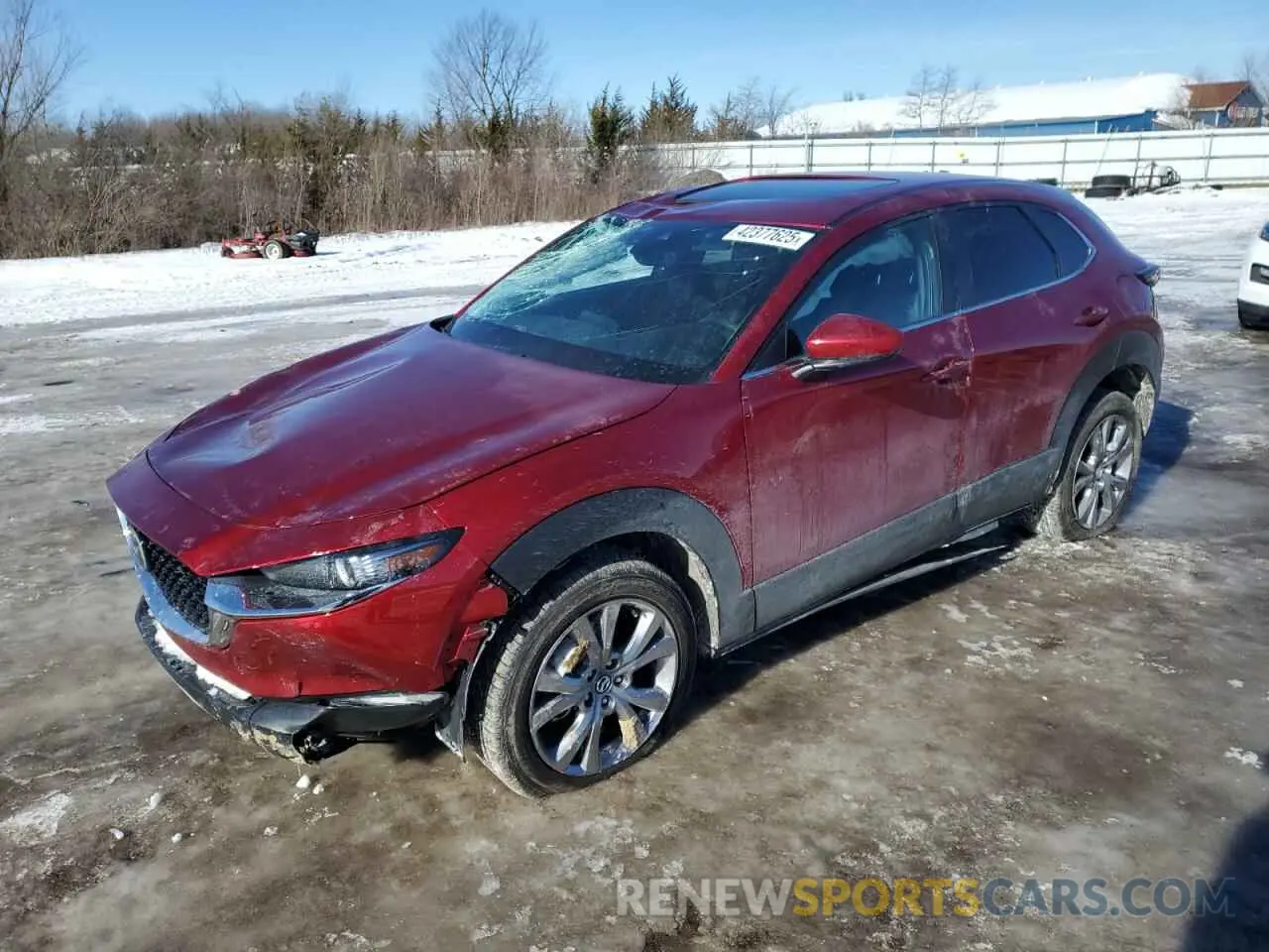1 Photograph of a damaged car 3MVDMBCL1MM303247 MAZDA CX30 2021