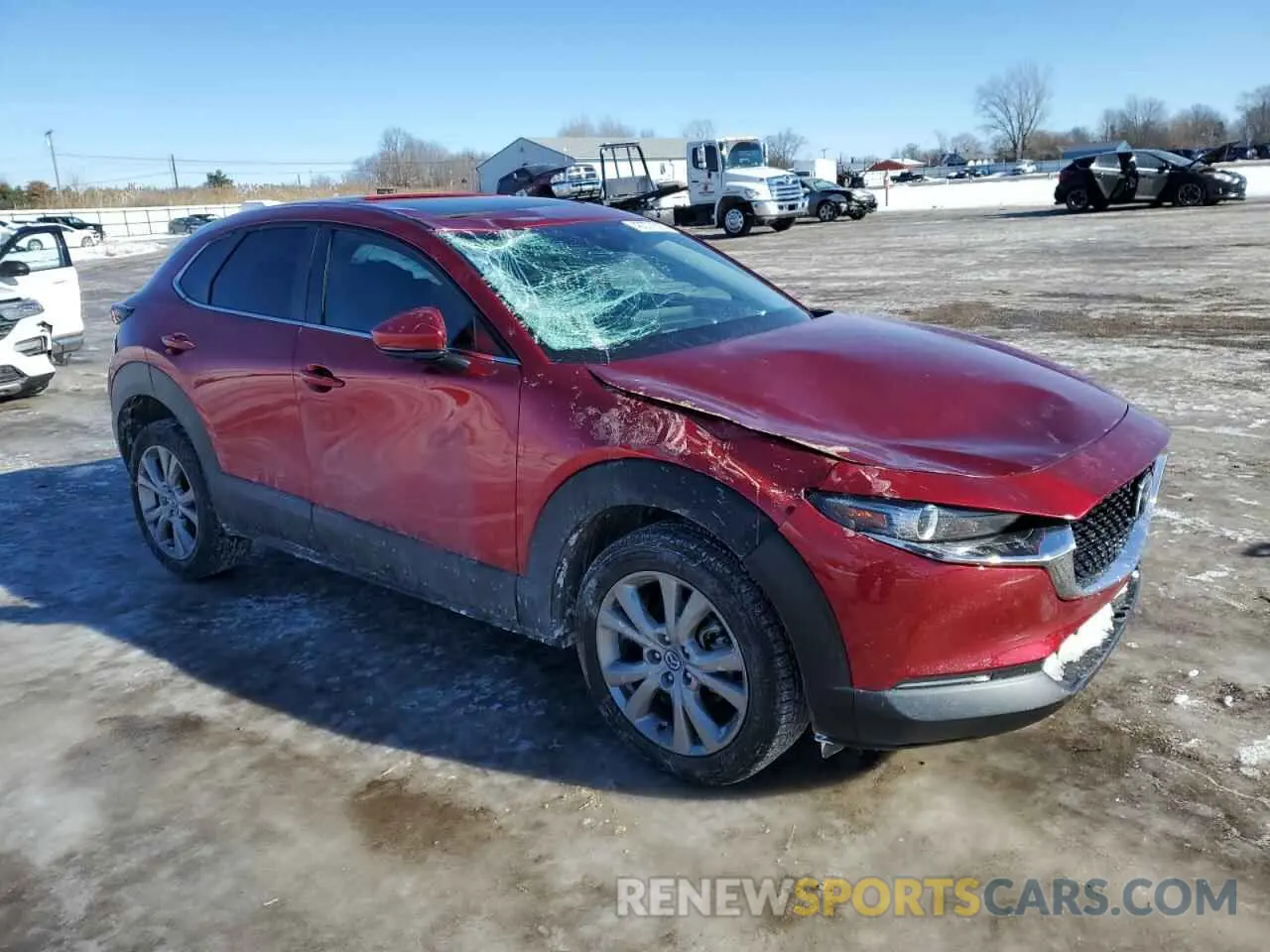 4 Photograph of a damaged car 3MVDMBCL1MM303247 MAZDA CX30 2021