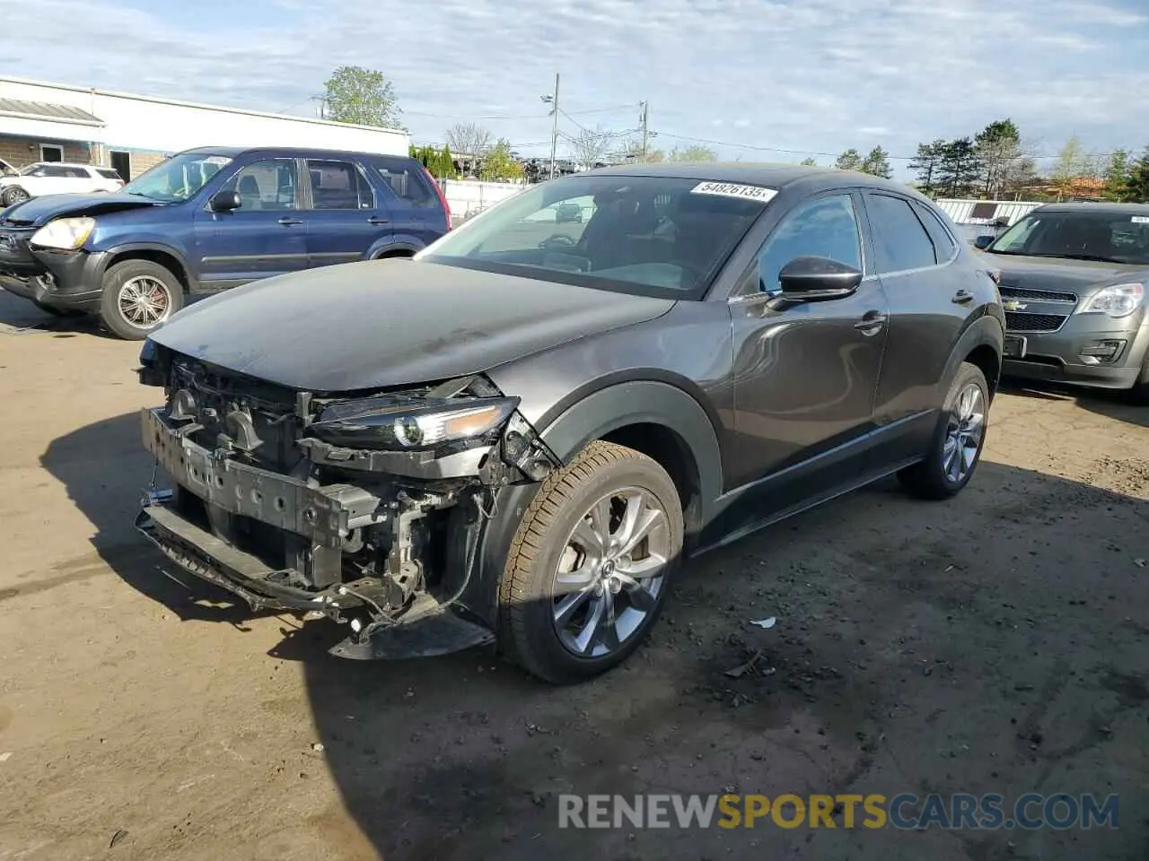 1 Photograph of a damaged car 3MVDMBCL4MM212408 MAZDA CX30 2021