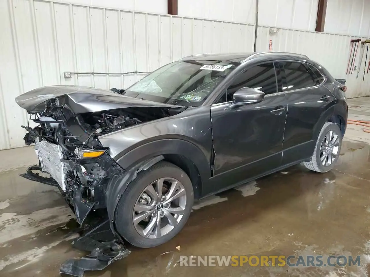 1 Photograph of a damaged car 3MVDMBDL4MM314726 MAZDA CX30 2021