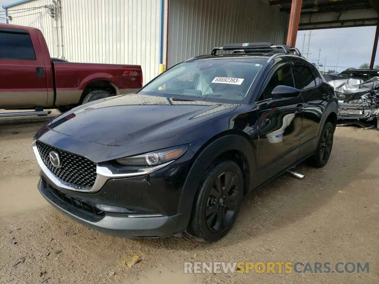 1 Photograph of a damaged car 3MVDMBDLXMM305142 MAZDA CX30 2021